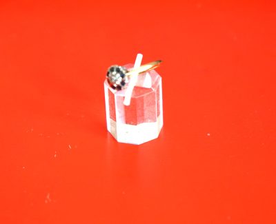 Vintage 18ct Gold Diamond & Sapphire Ring - Boxed - FREE UK POSTAGE - Image 7