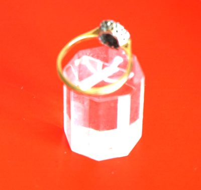 Vintage 18ct Gold Diamond & Sapphire Ring - Boxed - FREE UK POSTAGE - Image 2