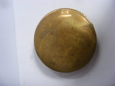 Delightful HMS York Powder Compact c1940 Mirror Trench Art Sweetheart Naval - Image 3