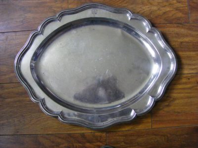 HUGE Salver Tray dated 1854 KOYLI Second West Yorkshire Light Infantry full marks for Elkington & Co silver plated - Image 4