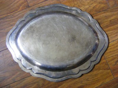 HUGE Salver Tray dated 1854 KOYLI Second West Yorkshire Light Infantry full marks for Elkington & Co silver plated - Image 8