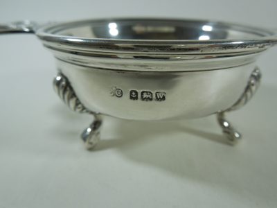 Silver Tea Strainer Birmingham 1921 - Image 4