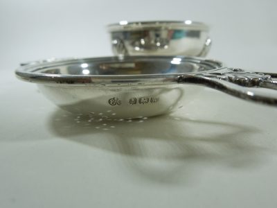 Silver Tea Strainer Birmingham 1921 - Image 5