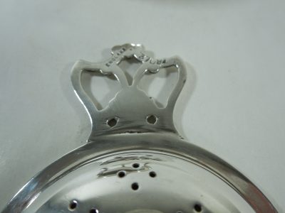 Silver Tea Strainer Birmingham 1921 - Image 6