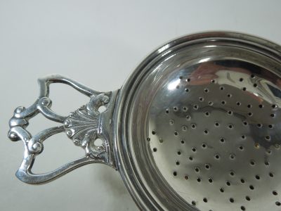 Silver Tea Strainer Birmingham 1921 - Image 7