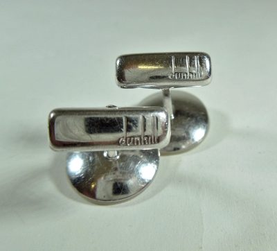Silver Mother of Pearl Cufflinks by Dunhill - Image 3
