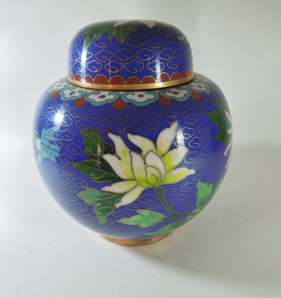 Chinese Cloisonne Ginger Jar - Image 5