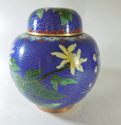 Chinese Cloisonne Ginger Jar - Image 3