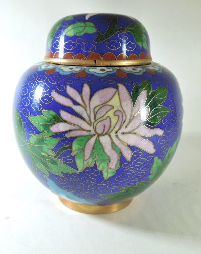 Chinese Cloisonne Ginger Jar - Image 2