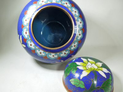Chinese Cloisonne Ginger Jar - Image 6
