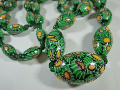Antique Millefiori Bead Necklace - Image 3