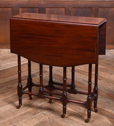 Edwardian Mahogany Drop Leaf Table SAI3649 - Image 2