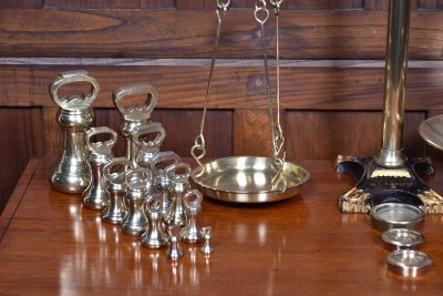 Edwardian Brass Shopkeeper's Scales SAI3755 - Image 3