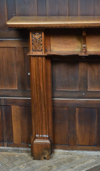 Edwardian Oak Fire Surround SAI3801 - Image 3