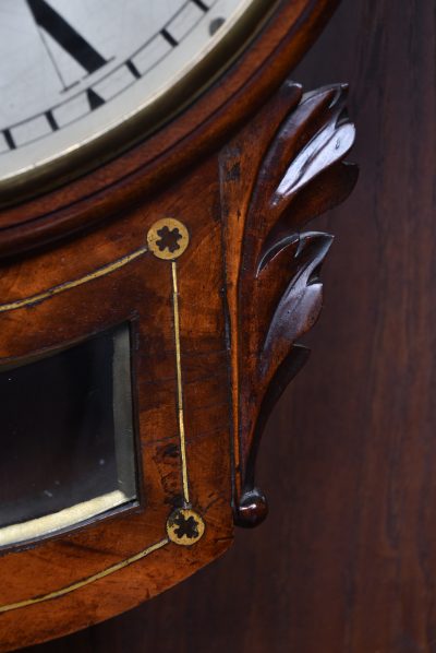 Victorian Single Fusee Wall Clock SAI3733 - Image 6