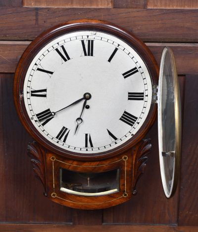 Victorian Single Fusee Wall Clock SAI3733 - Image 7