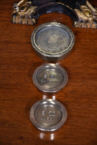 Edwardian Brass Shopkeeper's Scales SAI3755 - Image 7