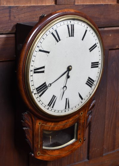 Victorian Single Fusee Wall Clock SAI3733 - Image 9