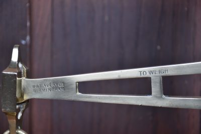 Edwardian Brass Shopkeeper's Scales SAI3755 - Image 9