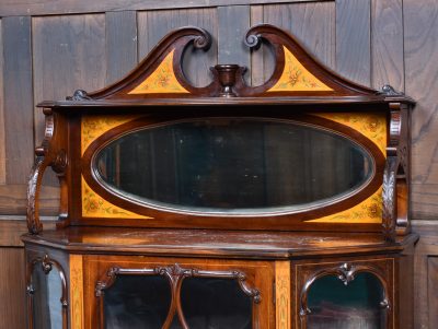 Edwardian Mahogany Display Cabinet SAI3819 - Image 3