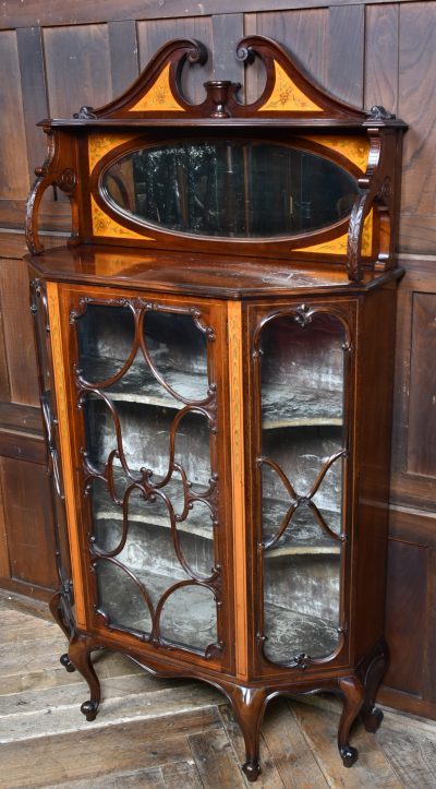 Edwardian Mahogany Display Cabinet SAI3819 - Image 5