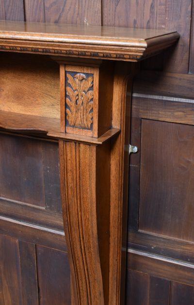 Edwardian Oak Fire Surround SAI3801 - Image 13