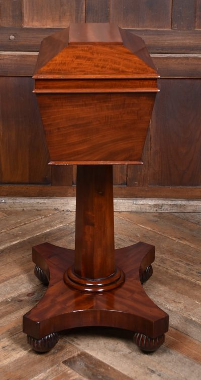 Victorian Mahogany Teapoy SAI3719 - Image 7