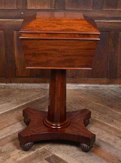 Victorian Mahogany Teapoy SAI3719 - Image 8