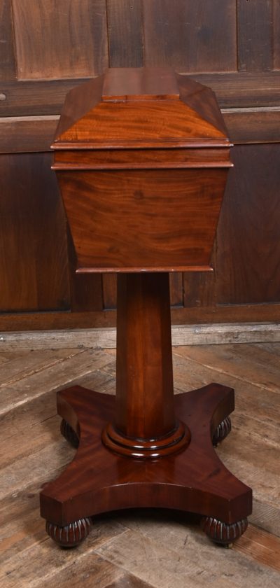 Victorian Mahogany Teapoy SAI3719 - Image 9