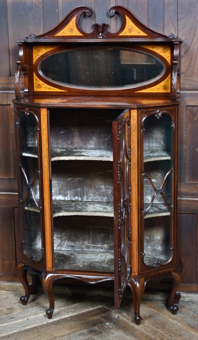 Edwardian Mahogany Display Cabinet SAI3819 - Image 9