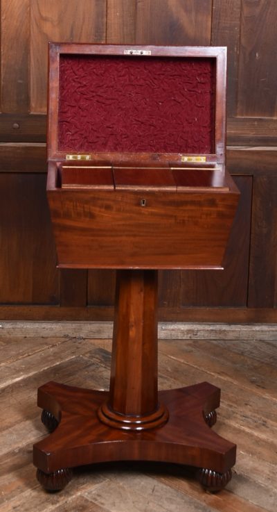 Victorian Mahogany Teapoy SAI3719 - Image 10