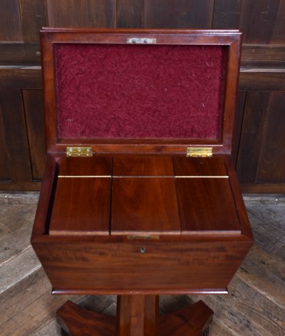 Victorian Mahogany Teapoy SAI3719 - Image 11
