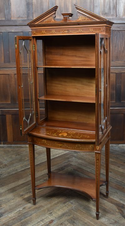 Sheraton Revival Edwardian Mahogany Display Cabinet SAI3706 - Image 5