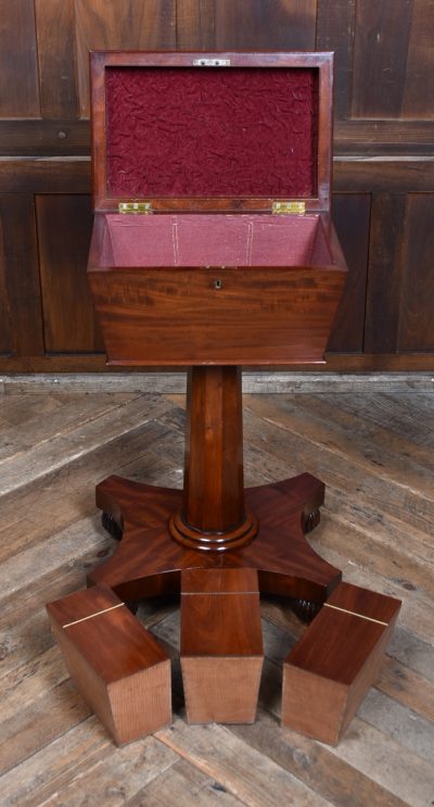 Victorian Mahogany Teapoy SAI3719 - Image 14