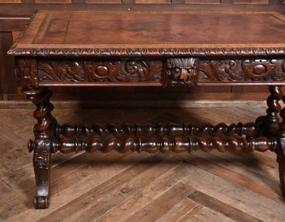 Victorian Oak Green Man Table SAI3734 - Image 11