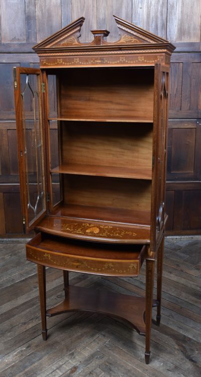 Sheraton Revival Edwardian Mahogany Display Cabinet SAI3706 - Image 8