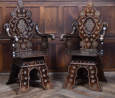 Pair Of Islamic Chairs SAI3756 - Image 2