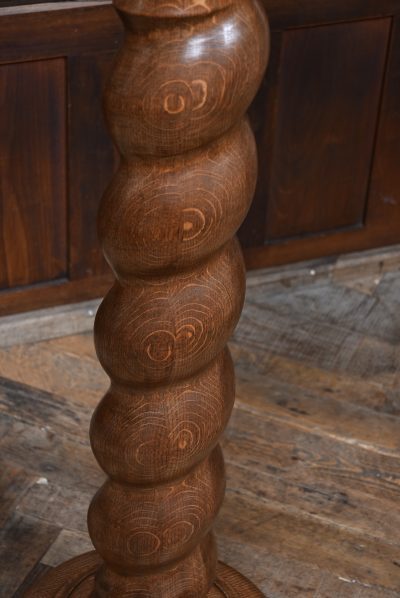 Victorian Oak Spiral Pillar SAI3693 - Image 5