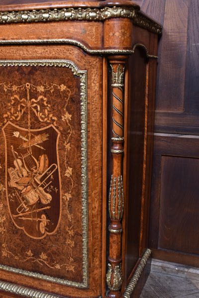 Victorian Walnut Side Cabinet SAI3748 - Image 8