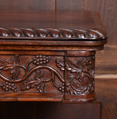 19th Century Padouk Fold-over Games Table SAI3686 - Image 7