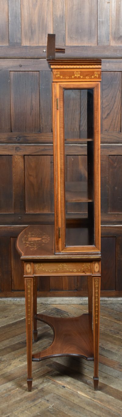 Sheraton Revival Edwardian Mahogany Display Cabinet SAI3706 - Image 13