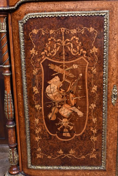 Victorian Walnut Side Cabinet SAI3748 - Image 10