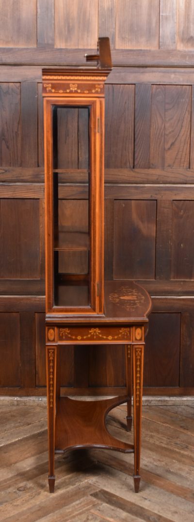 Sheraton Revival Edwardian Mahogany Display Cabinet SAI3706 - Image 15
