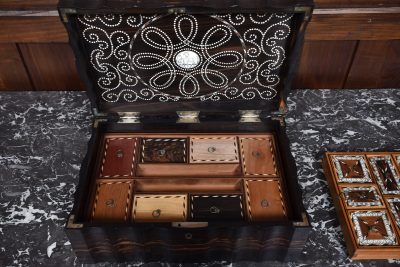 Anglo Ceylonese Trinket/ Sewing Box SAI3659 - Image 12