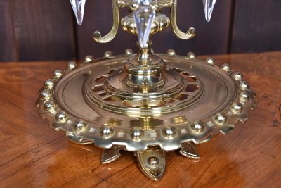 Pair Of Victorian Crystal Vases SAI3707 - Image 6