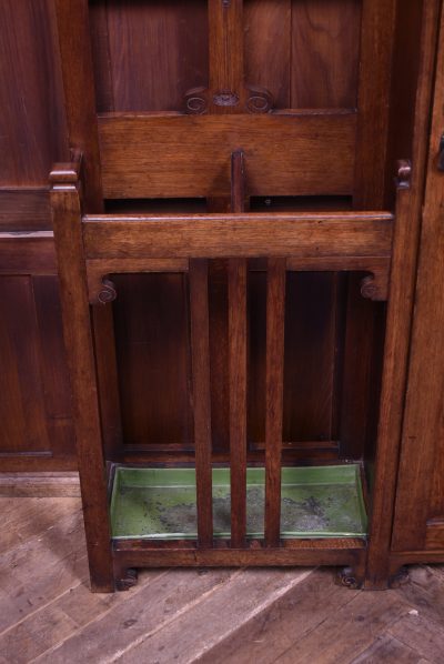 Arts & Crafts Oak Hall Stand / Robe SAI3789 - Image 3