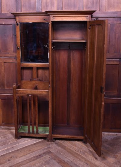 Arts & Crafts Oak Hall Stand / Robe SAI3789 - Image 5