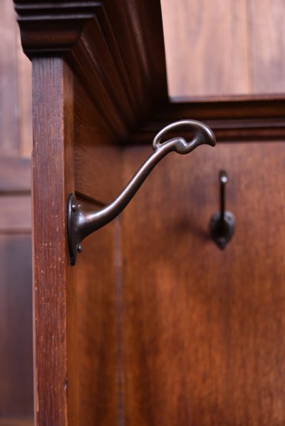 Arts & Crafts Oak Hall Stand / Robe SAI3789 - Image 7