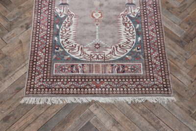 Hand Woven Silk Prayer Rug SAI3832 - Image 4