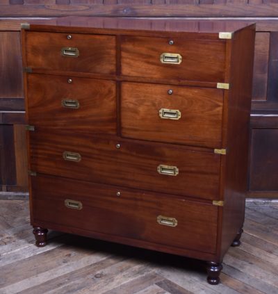 Mahogany Secretaire Campaign Chest SAI3884 - Image 2